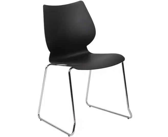 KUDOS BISTRO VISITOR CHAIR-BLACK