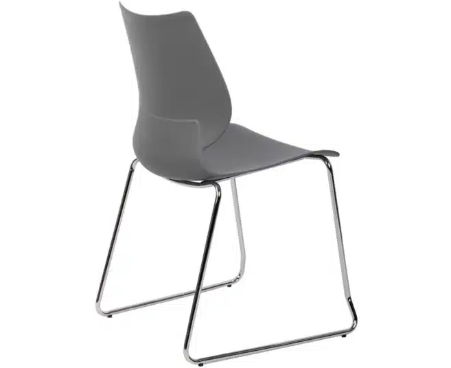KUDOS BISTRO VISITOR CHAIR-DK.GREY