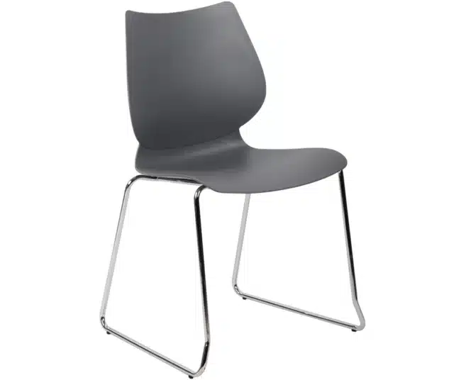 KUDOS BISTRO VISITOR CHAIR-DK.GREY