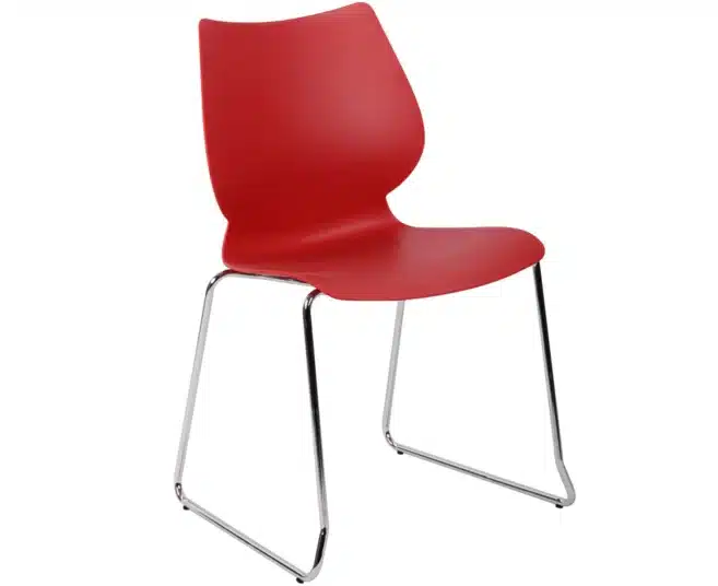 KUDOS BISTRO VISITOR CHAIR-RED