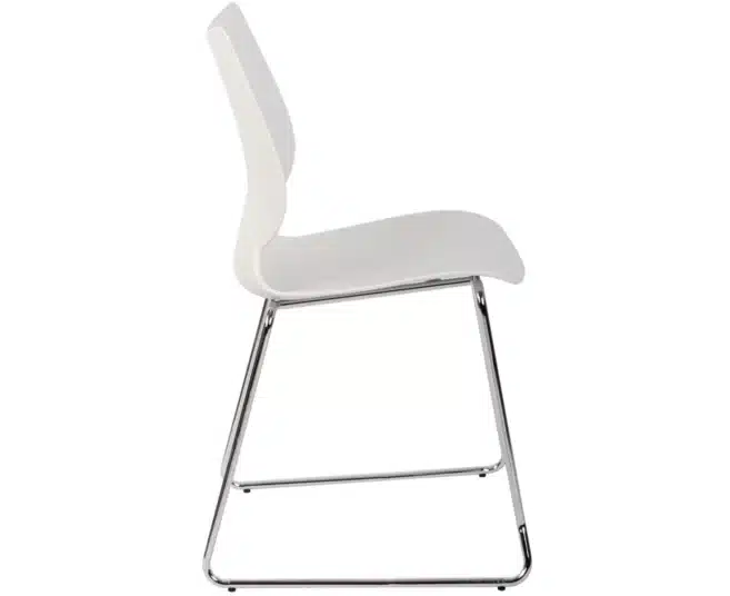 KUDOS BISTRO VISITOR CHAIR-WHITE