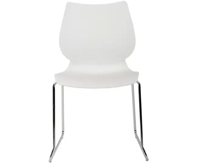 KUDOS BISTRO VISITOR CHAIR-WHITE
