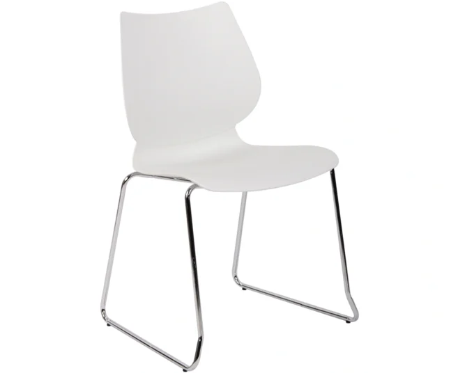 KUDOS BISTRO VISITOR CHAIR-WHITE