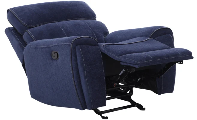 MARINA 6/7 SEATER RECLINER SOFA SET-NAVY