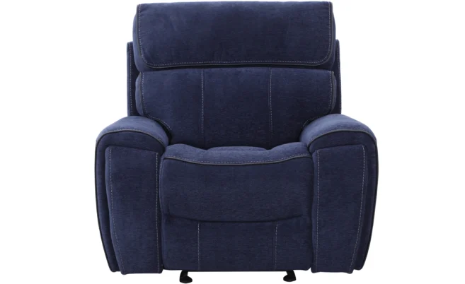 MARINA 6/7 SEATER RECLINER SOFA SET-NAVY