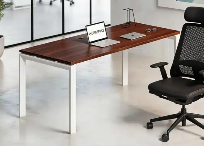 OFFICE DESK WITH U-LEG METAL