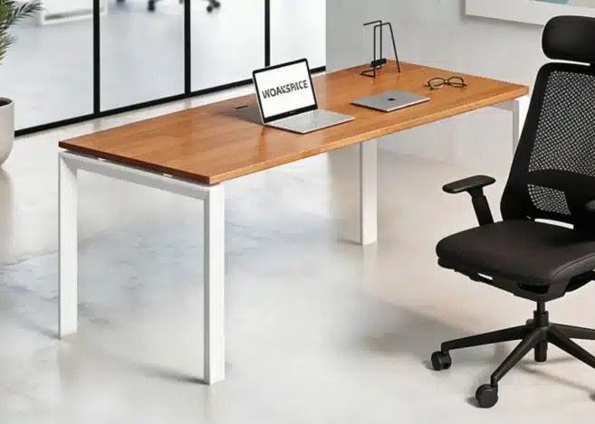 OFFICE DESK WITH U-LEG METAL