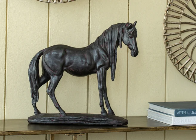 POLYRESIN HORSE (75268)