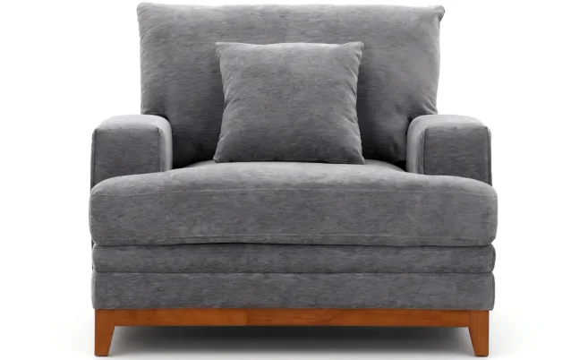 CANARY 6/7 SEATER FABRIC SOFA -GREY