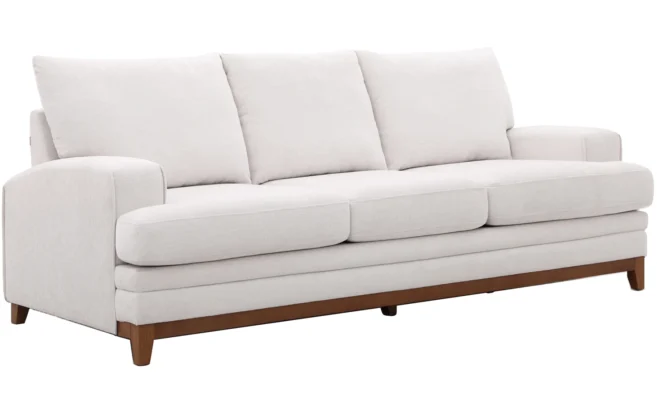 CANARY 6/7 SEATER FABRIC SOFA -WHITE