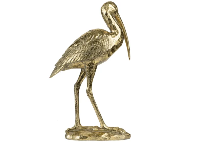 CRANE FIGURINE,KNEELING (77125)