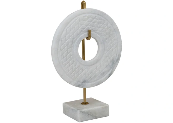 MARBLE SCULPTURE ON STAND (C5539)