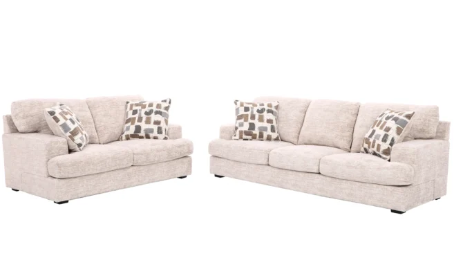 MONACO 2 SEATER FABRIC SOFA