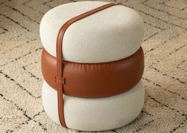 OTTOMAN (URH-PF-437)-BROWN