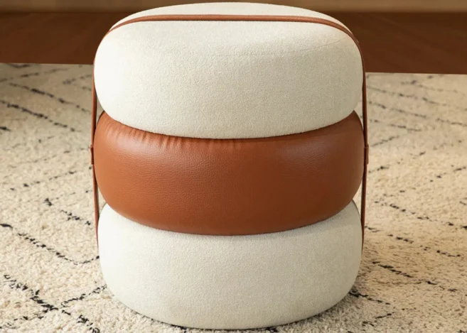 OTTOMAN (URH-PF-437)-BROWN