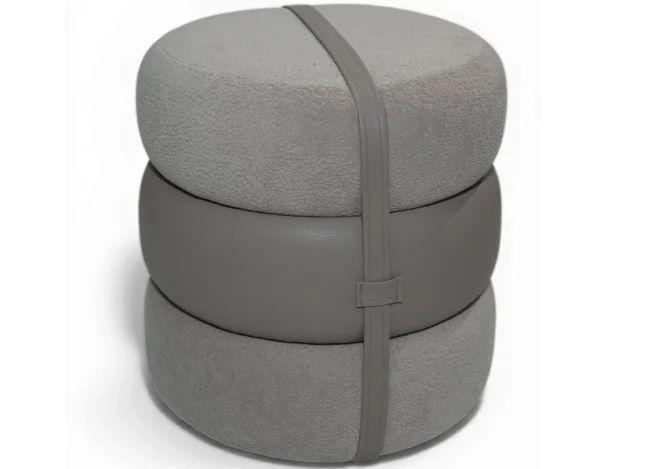 OTTOMAN (URH-PF-437)-GREY