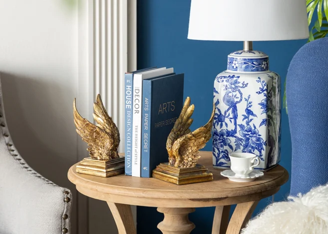 S/2 4X5X8" SOAR WING BOOK ENDS (HP75781)