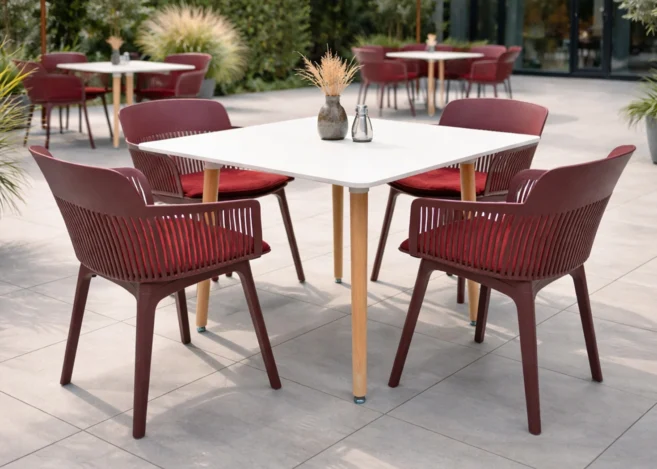 FERN BISTRO SET (TABLE + 4 CHAIRS)