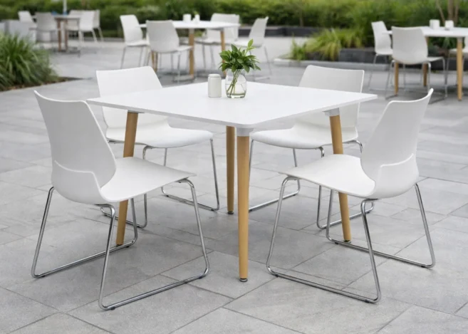 KUDOS BISTRO SET (TABLE + 4 CHAIRS)