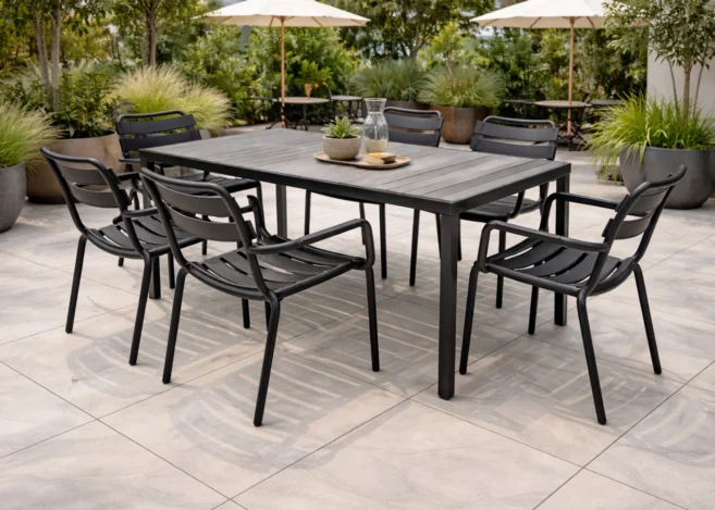 NATI BISTRO SET (TABLE + 6 CHAIRS)