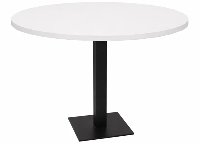POLINA METAL TABLE BASE WITH TOP (621019B)
