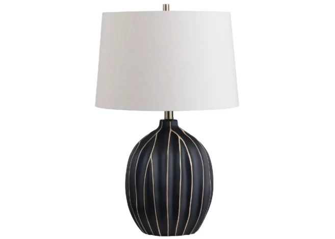EVANS STRIPED TABLE LAMP (CVAZP093)
