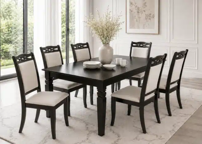 6 SEATER DINING SET (DT912-6)