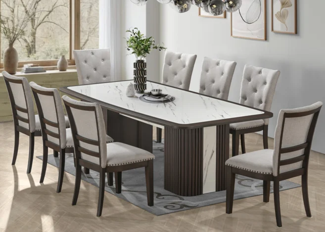 8 SEATER DINING SET (3261/8255)