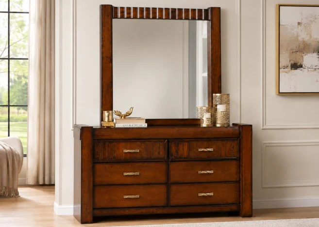 DRESSING TABLE + MIRROR - ANTONIO