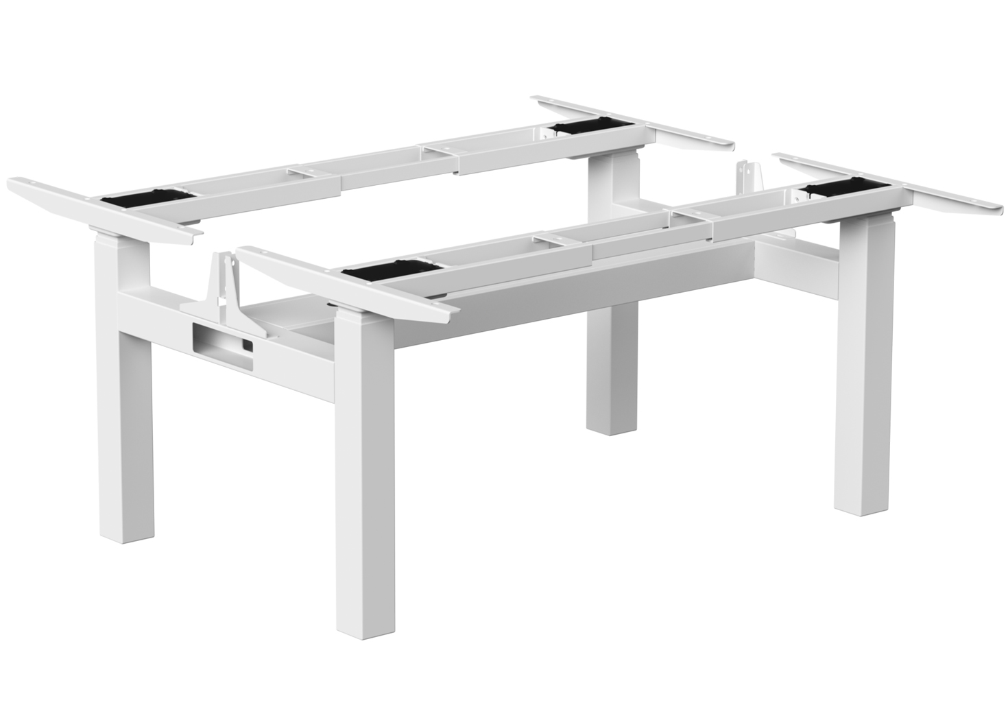 DUAL HEIGHT ADJUSTABLE WORKSTATION DESK (AK2YJYT-TYZF3*2- M02) - Image 4
