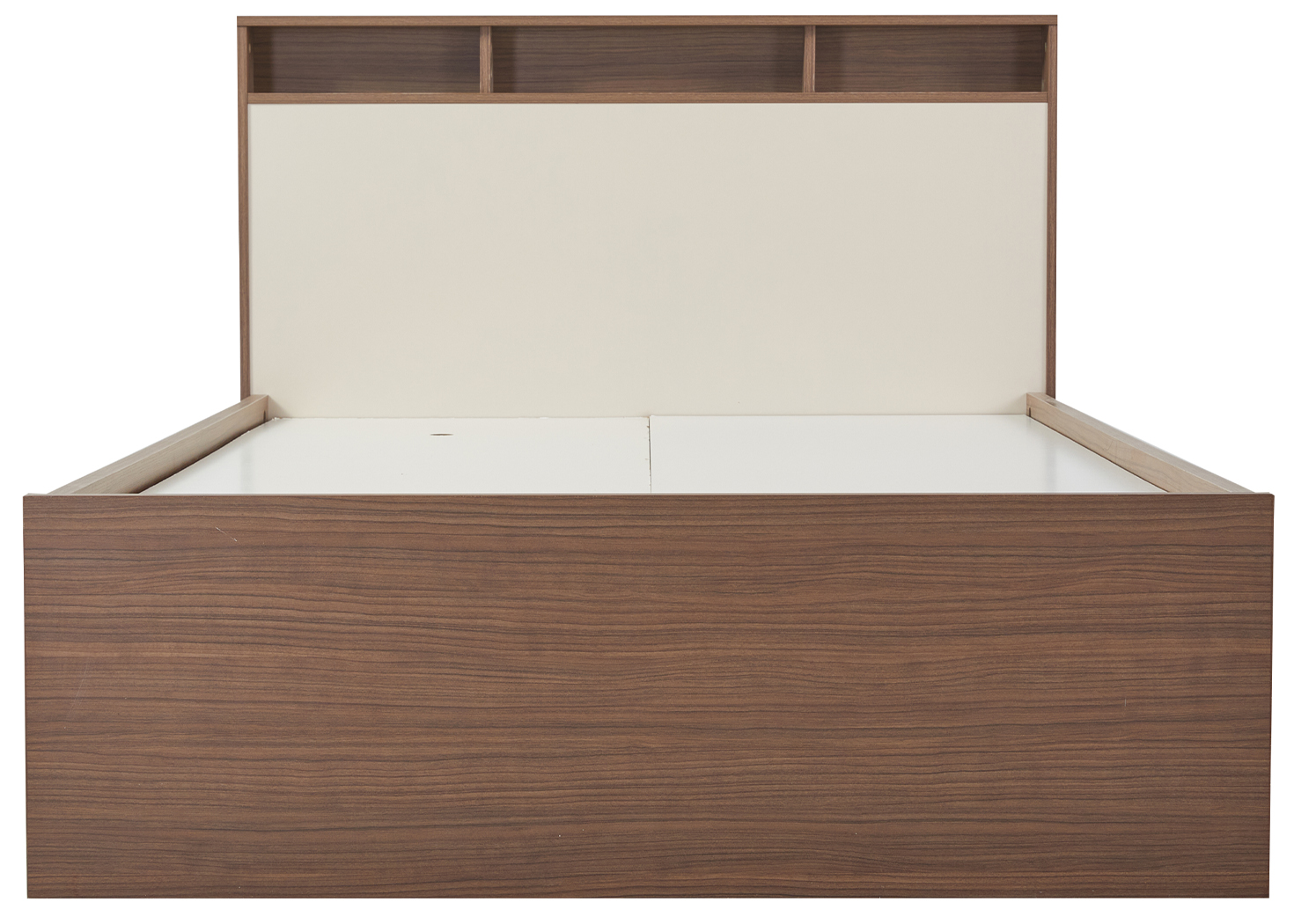 SINGLE BED WITH 2 DRAWER STORAGE- WALNUT (JL-01070) - Image 5