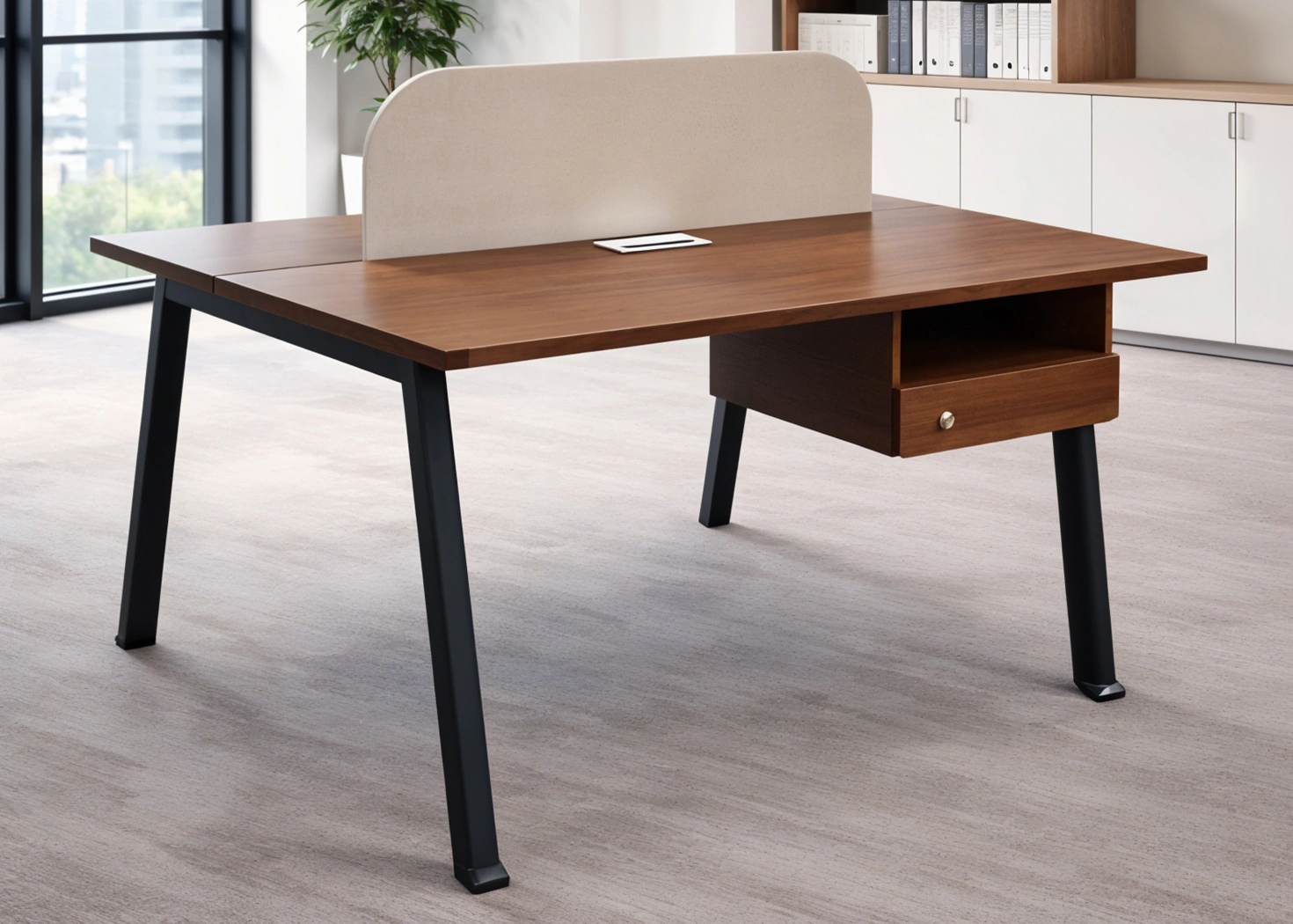 2 SEATER WORKSTATION- ODIN/BLACK (DG N01WS)