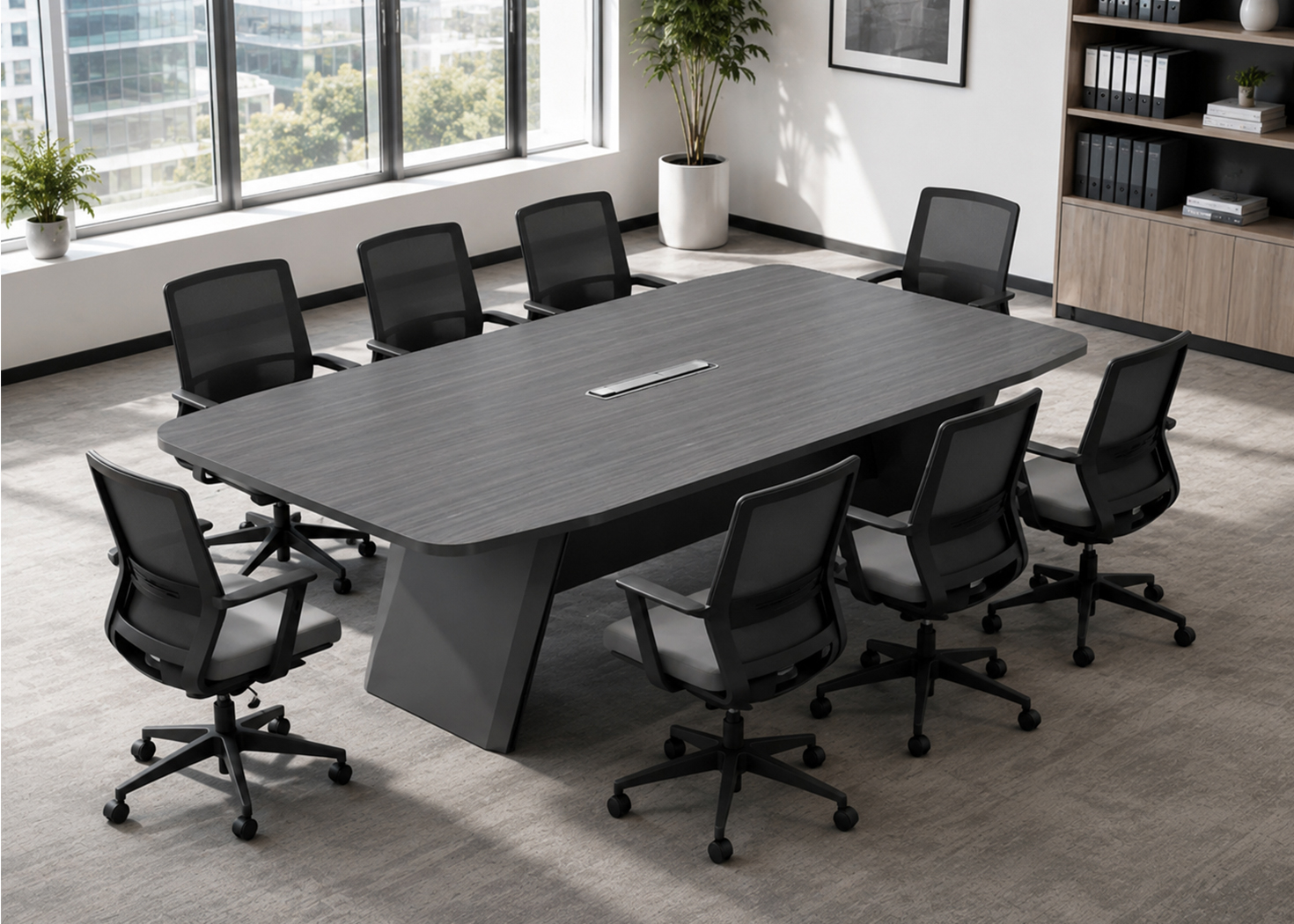 CONFERENCE TABLE- PARI WALNUT/ADVANCED GREY (18CDG003 24)