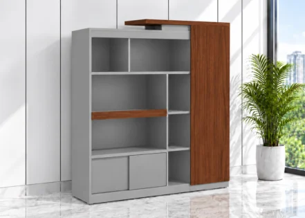 2M FILING CABINET - GOLDEN SANDALWOOD/SEAGULL GREY (29BBD001)