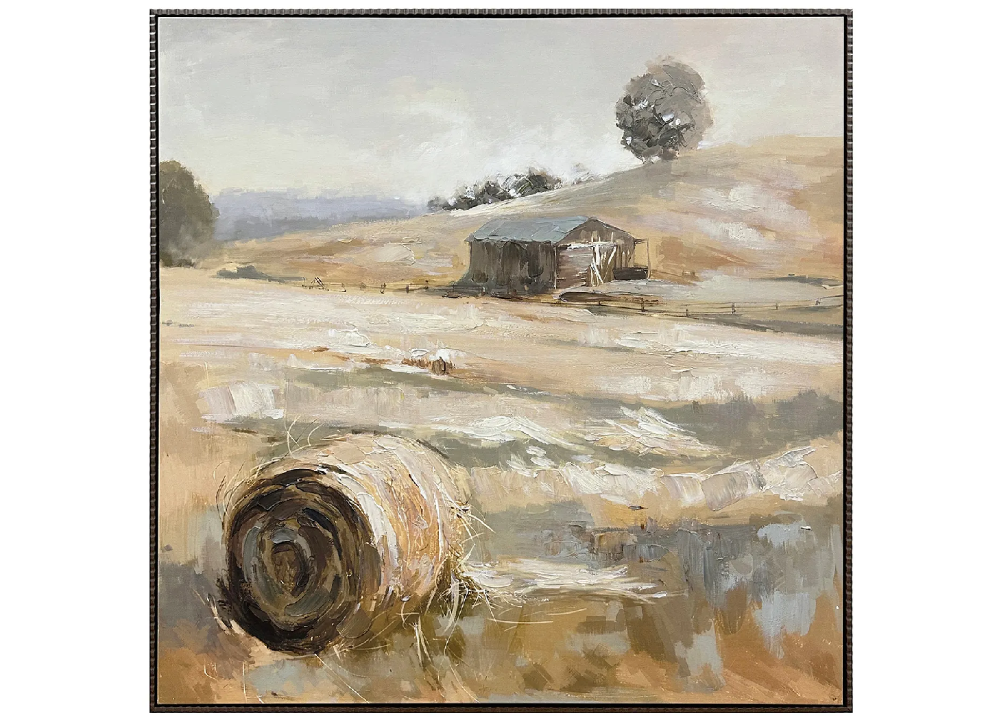 40 X 1.5 X 40'' FRAMED HAND PAINTED CANVAS (CNTOP3674)