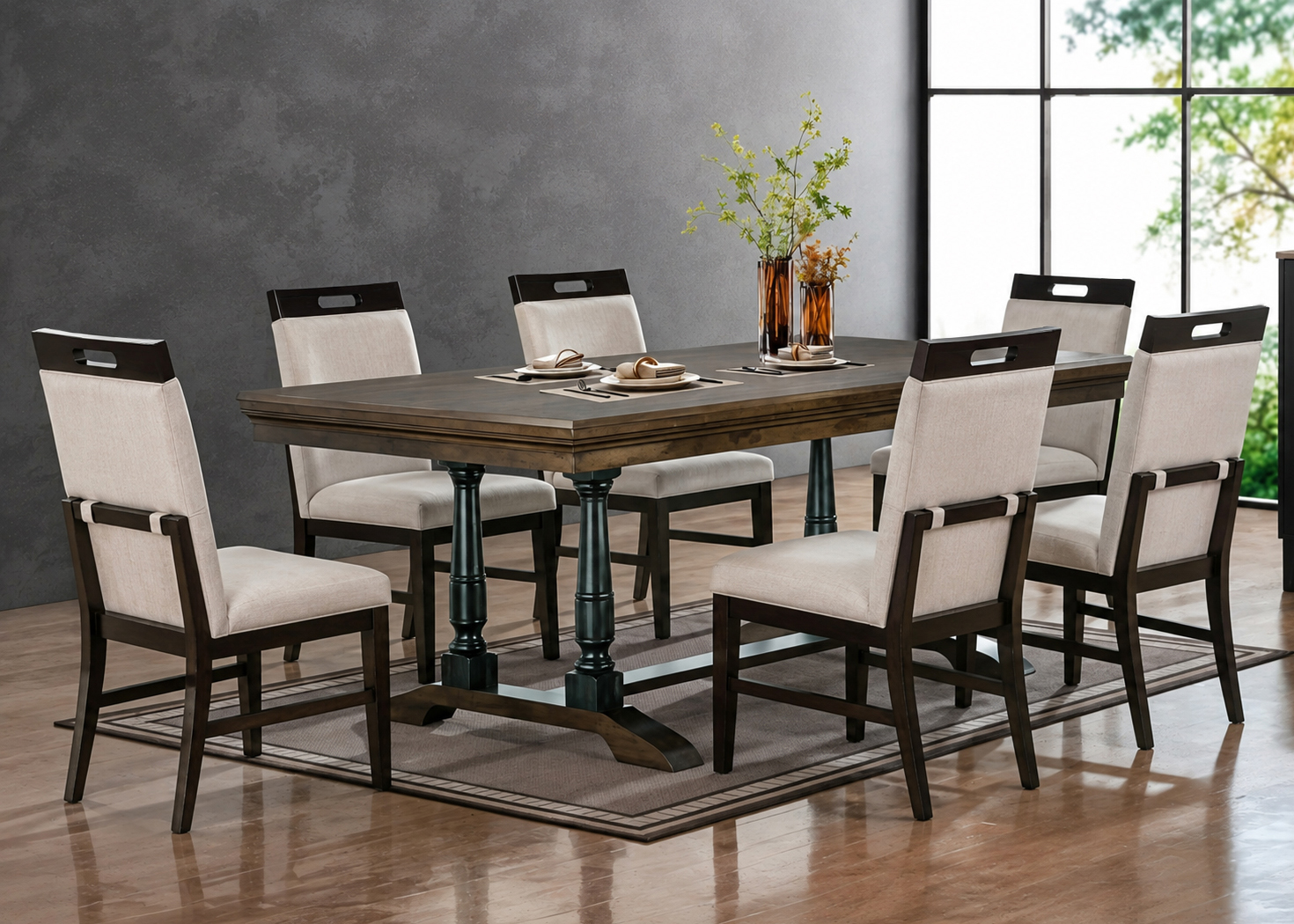 6 SEATER DINING SET (3245/8269)