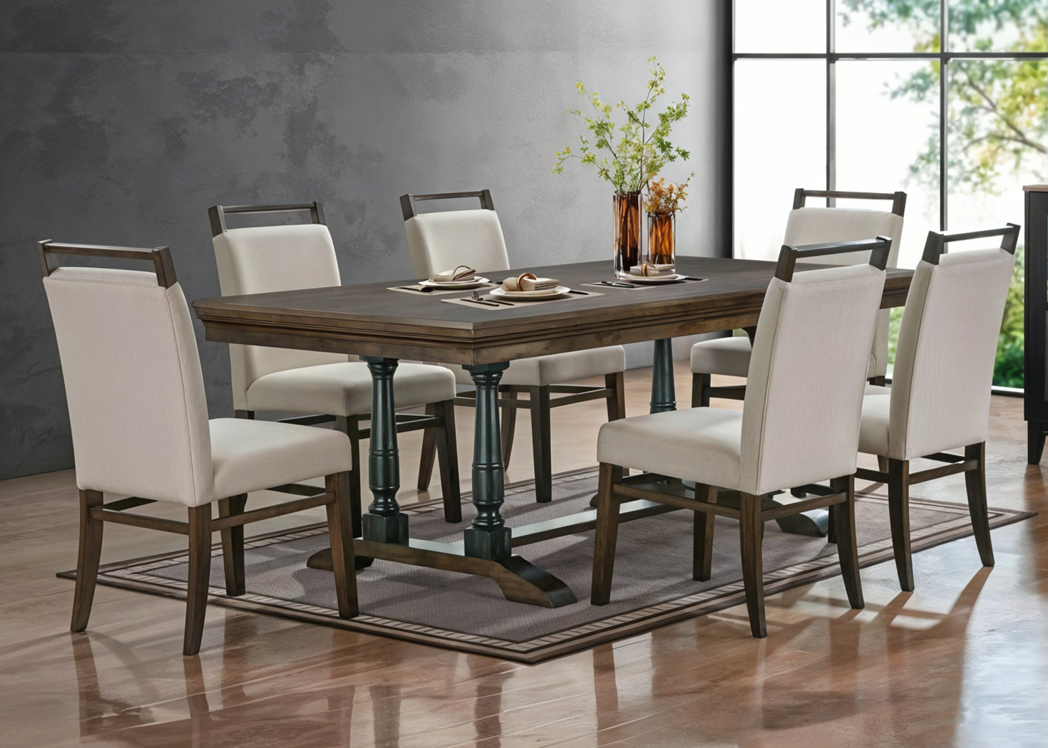 6 SEATER DINING SET (3245/8269)