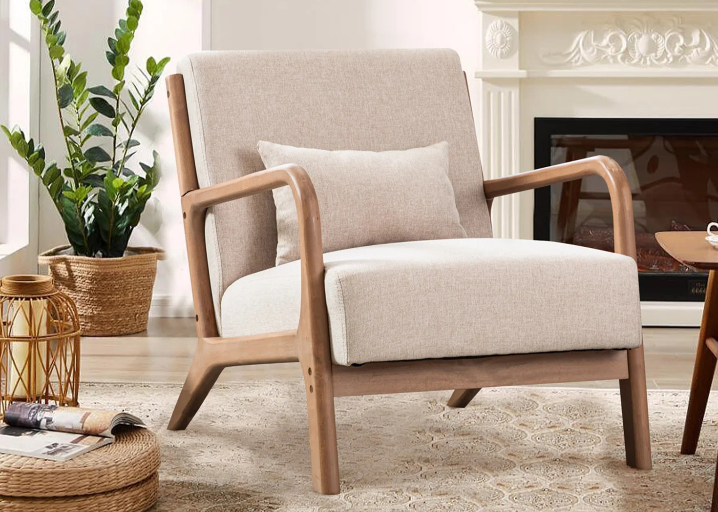 ALDI MID CENTURY ACCENT CHAIR - Image 2