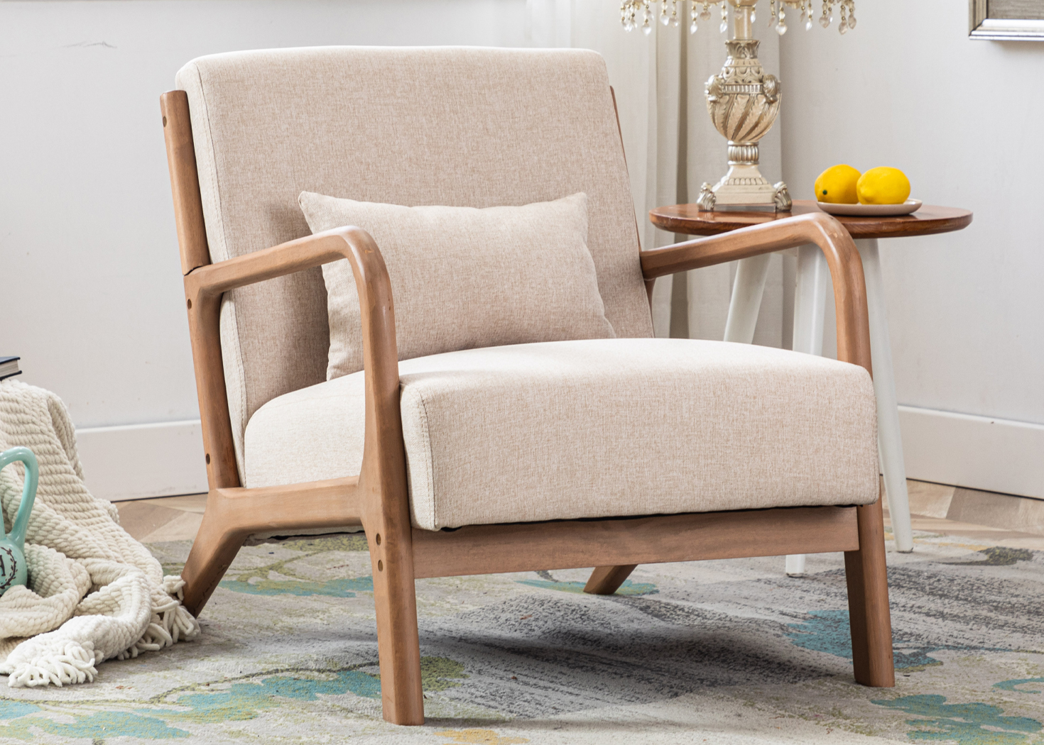 ALDI MID CENTURY ACCENT CHAIR