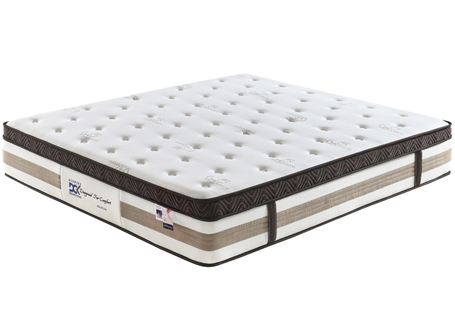 ALLSTAR KING SIZE ORTHOPEDIC POCKET SPRING MATTRESS (180CM X 200CM)