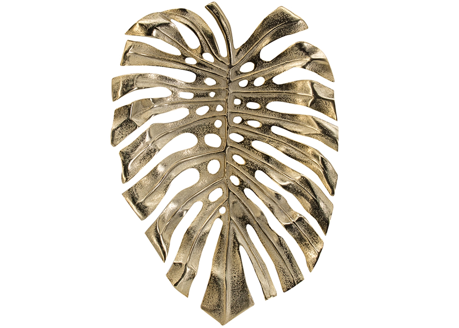 ALUMINIUM LEAF BOWL (48668)