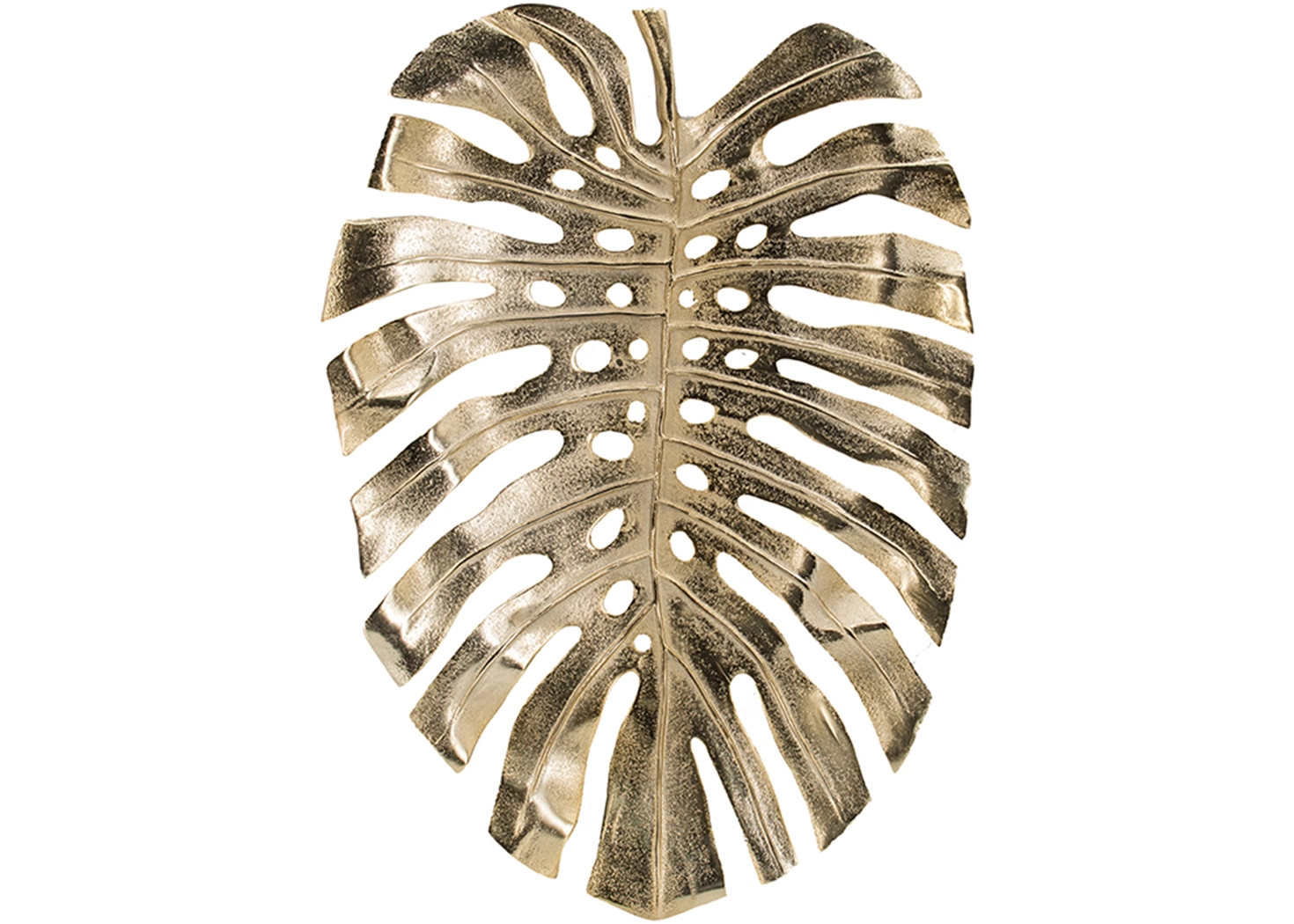ALUMINIUM LEAF BOWL (48669)