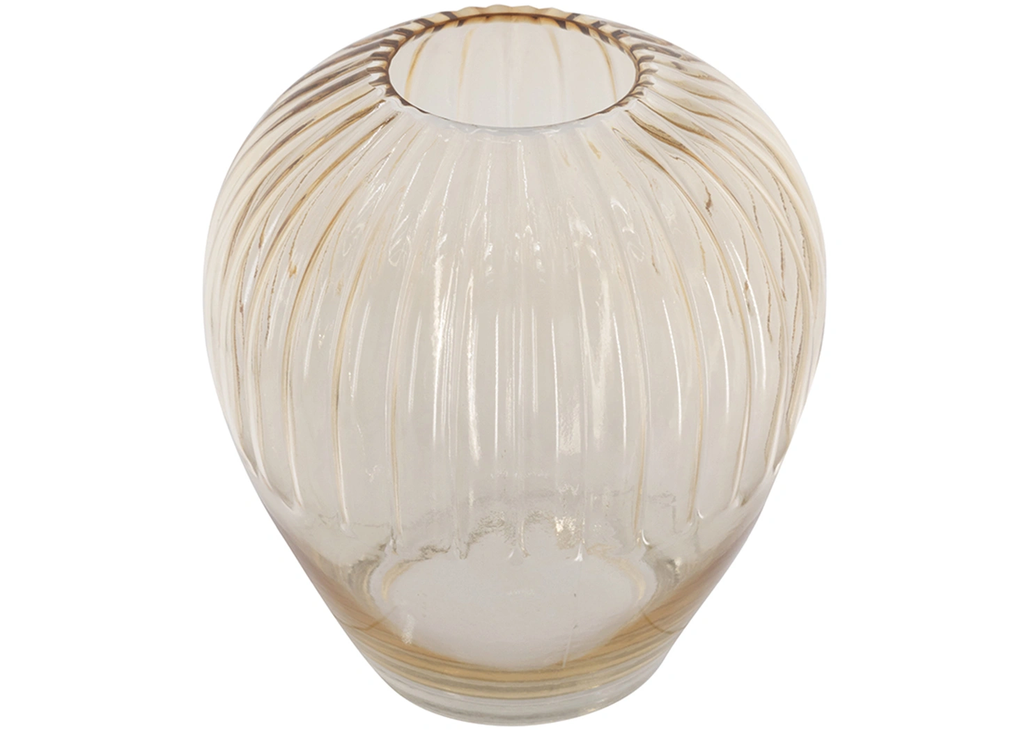 AMBER GLASS VASE (B0042-LTAM)