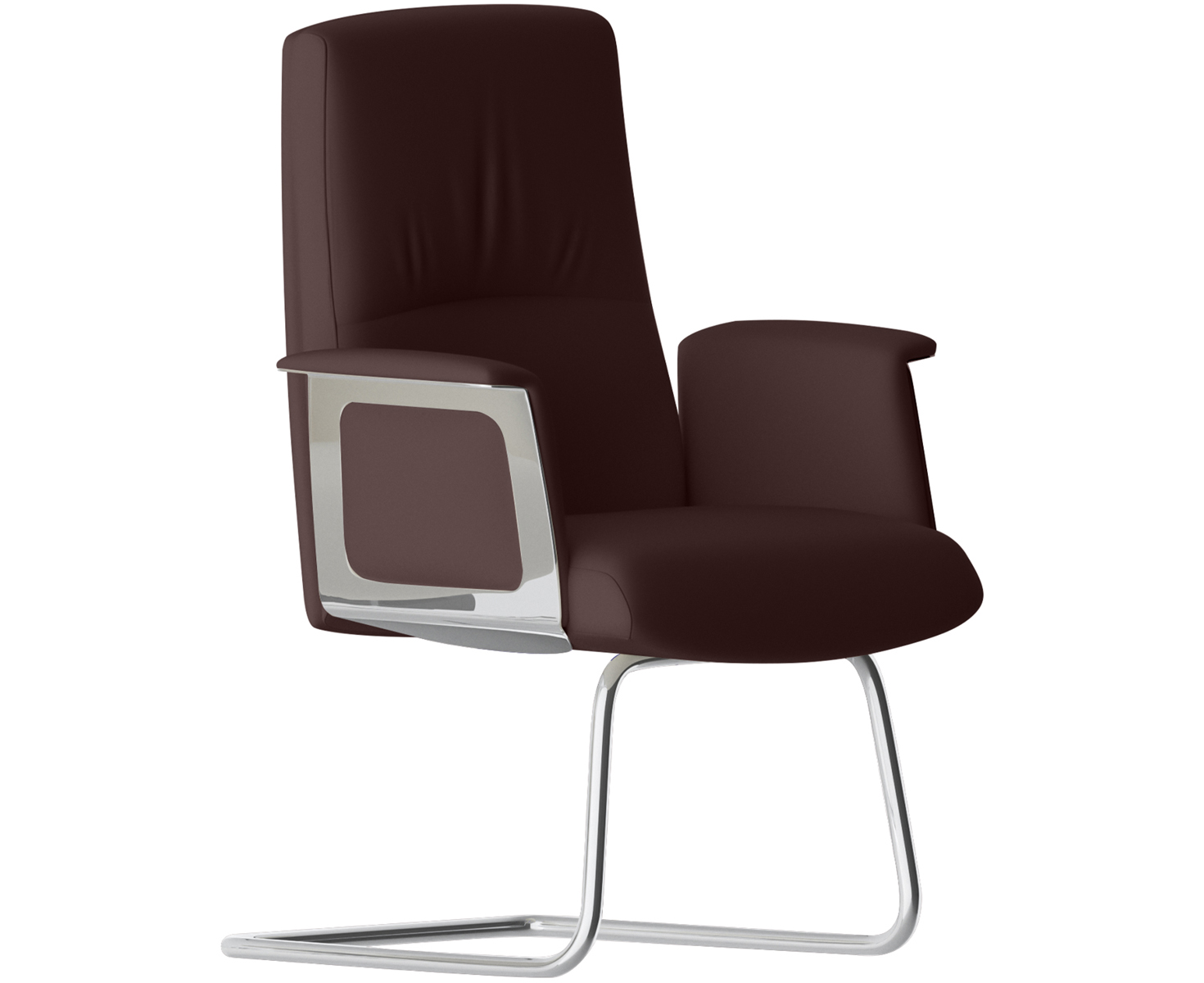 AMBITION EXECUTIVE VISITOR CHAIR-BROWN