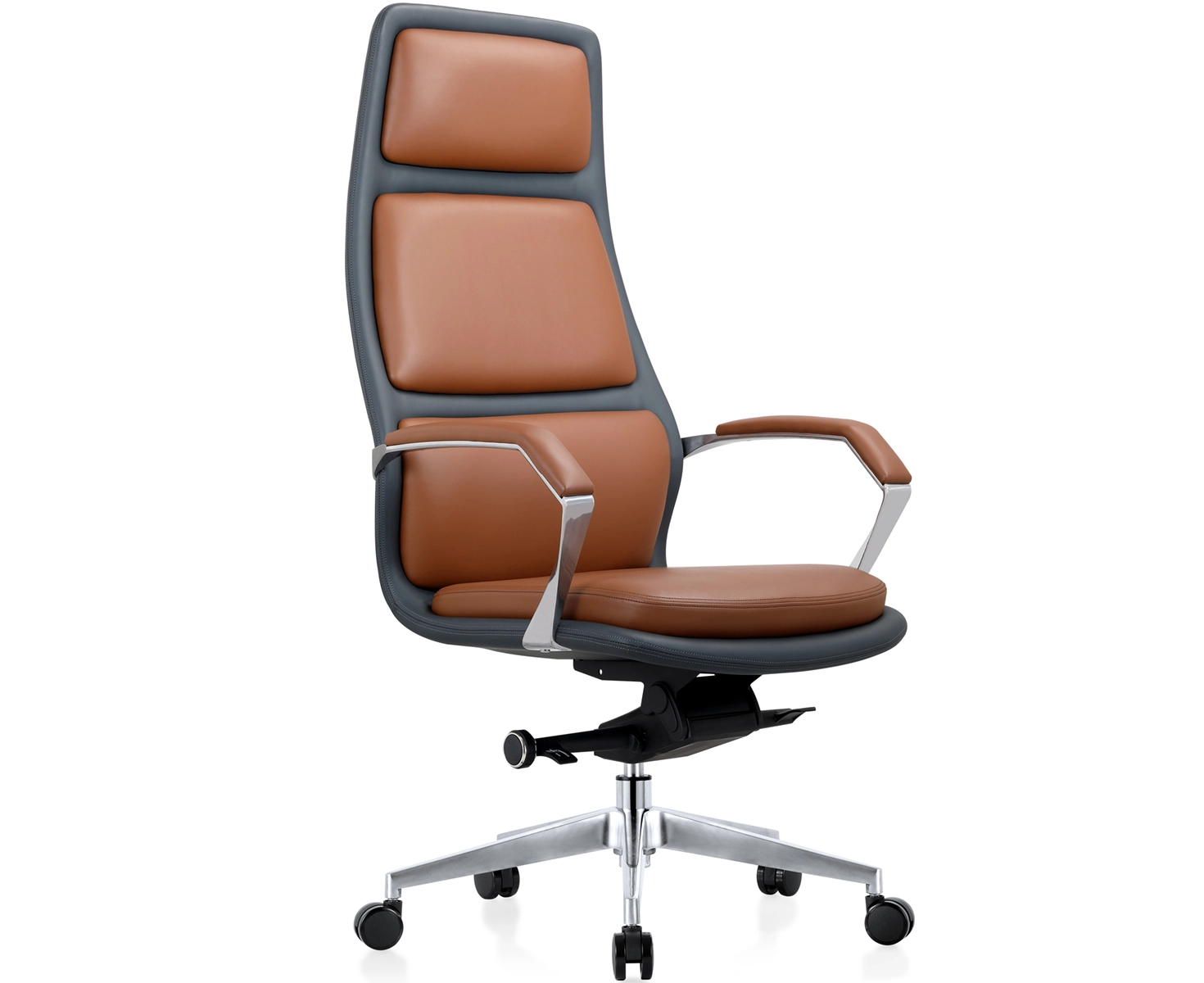 AMY EXECUTIVE OFFICE CHAIR - BROWN & GREY