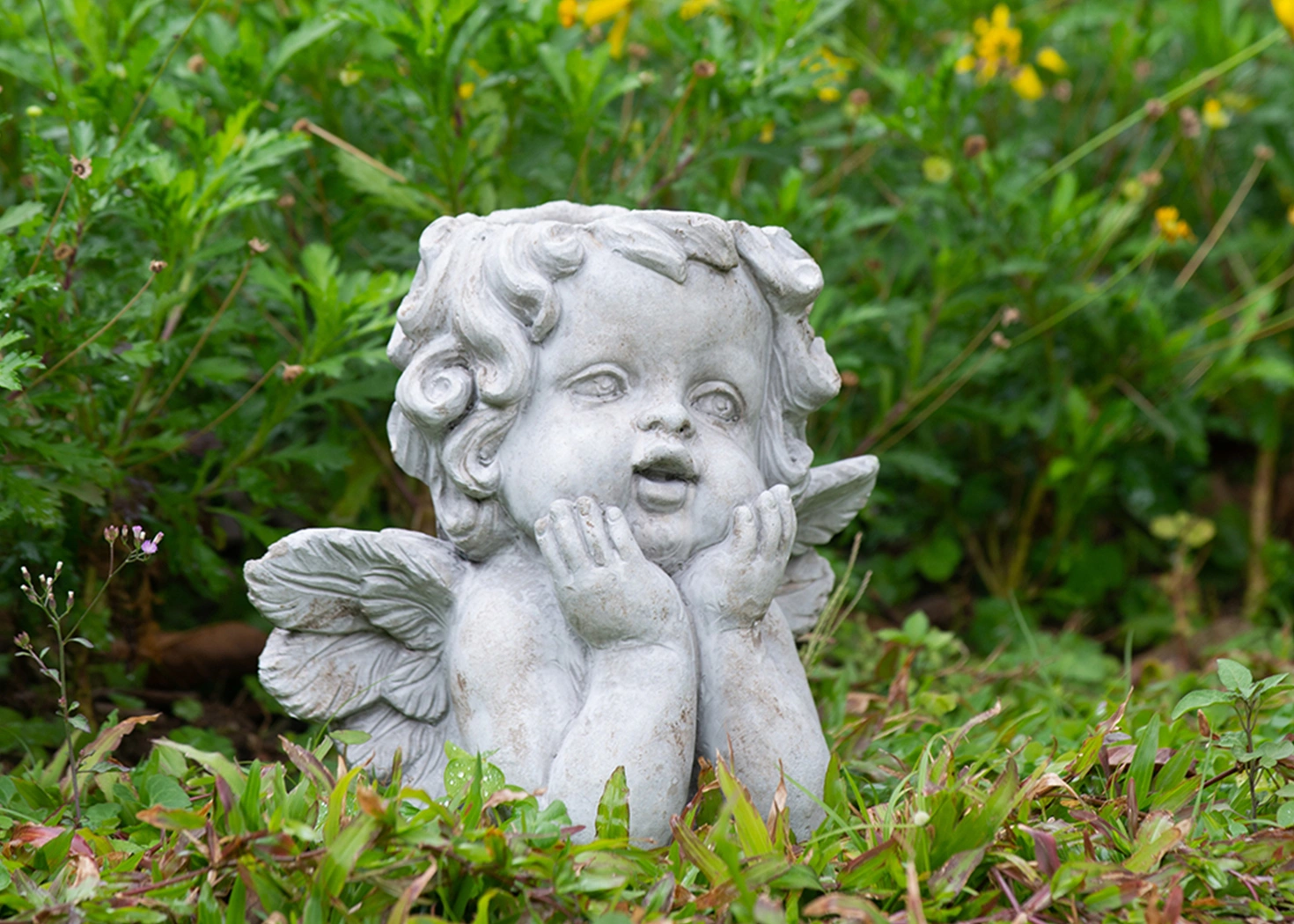 ANGEL PLANTER,SMALL (D8971)