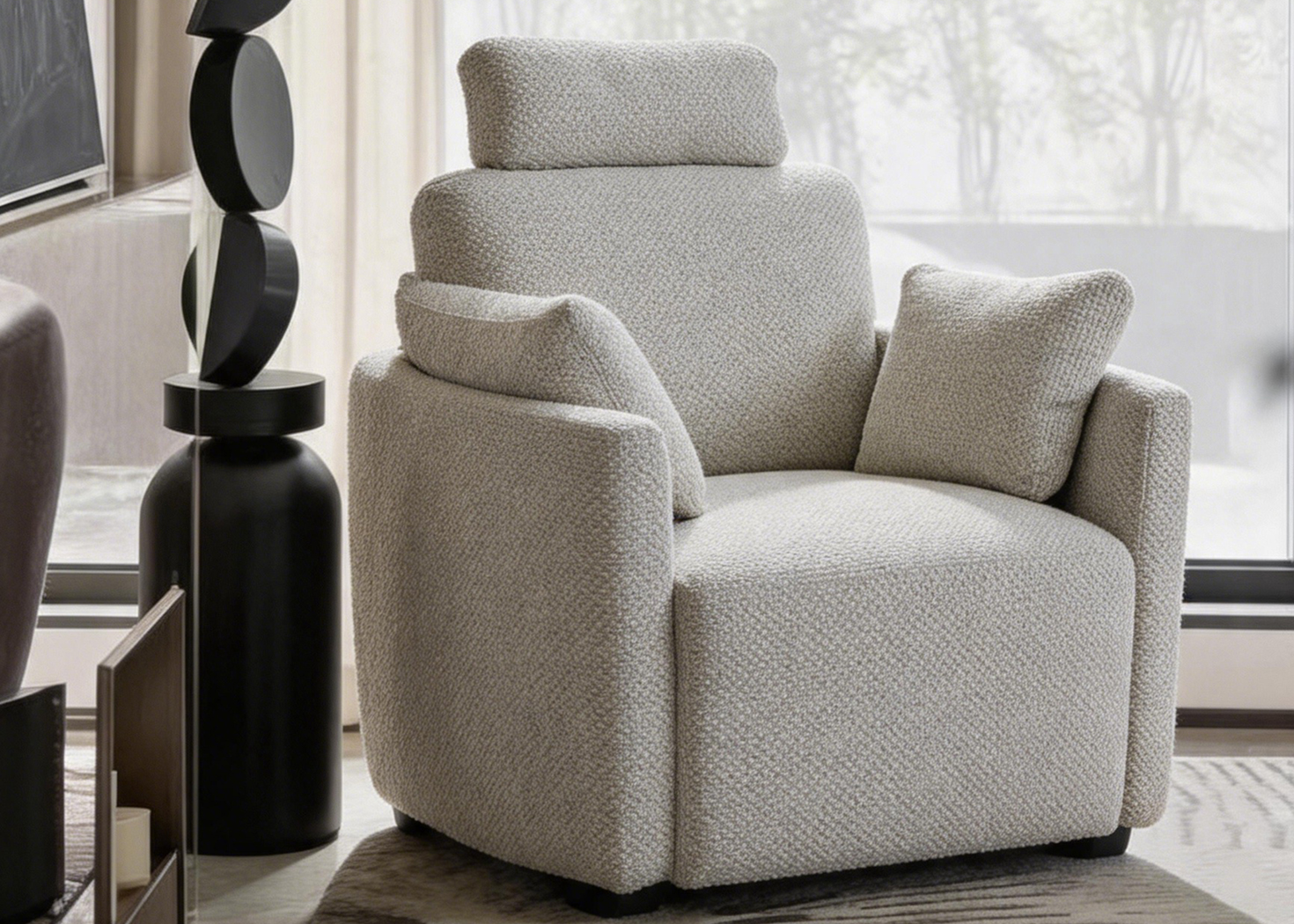 ARM CHAIR- CELLAR MARBLE (JL-25013)