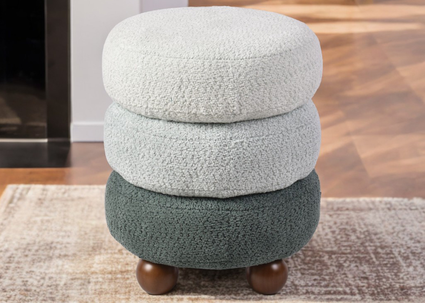 ASPEN OTTOMAN (2275)-GREEN