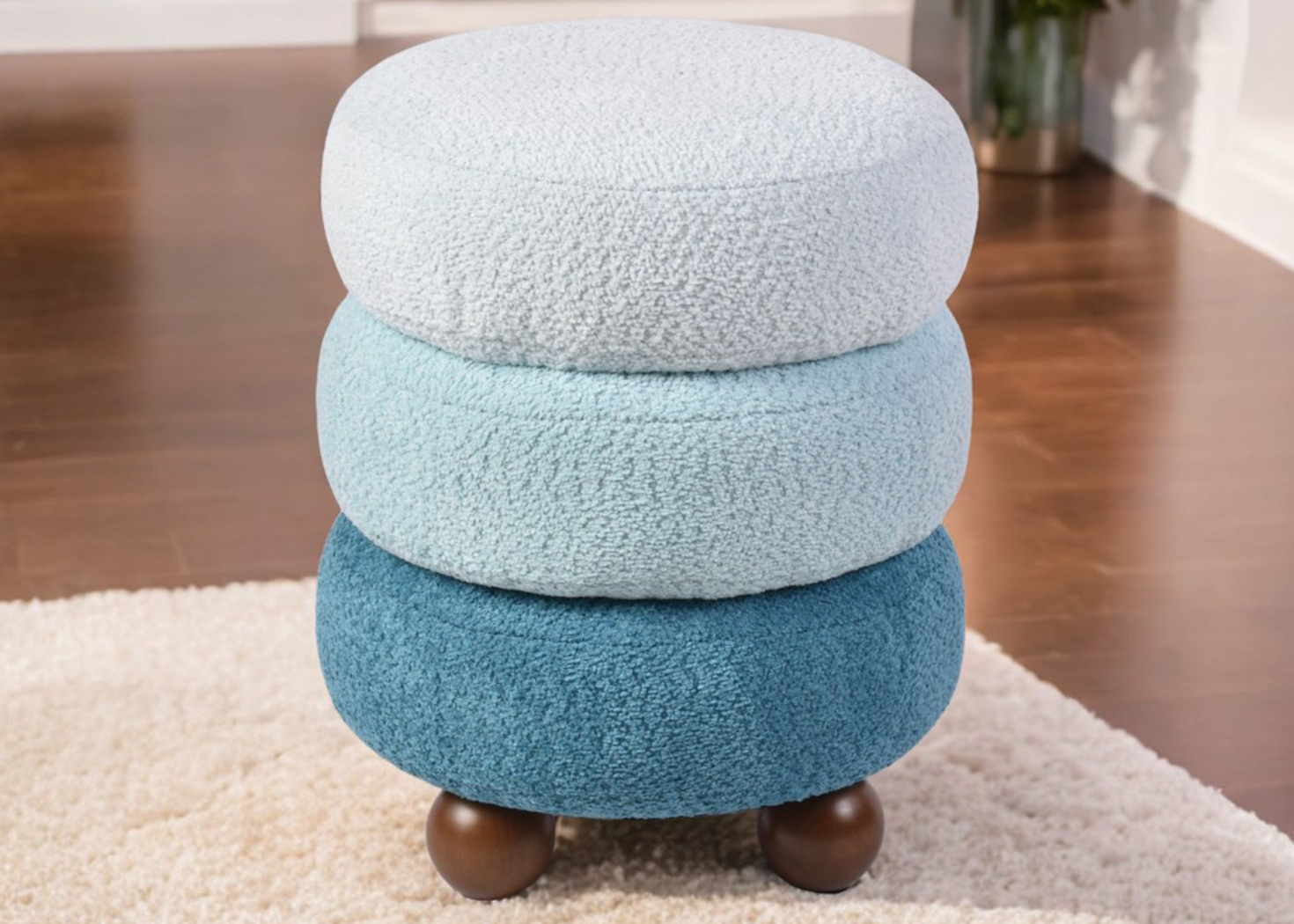 ASPEN OTTOMAN (2275)-LIGHT BLUE