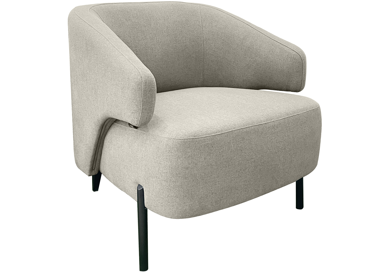 BELLA SINGLE SEATER SOFA- GREY